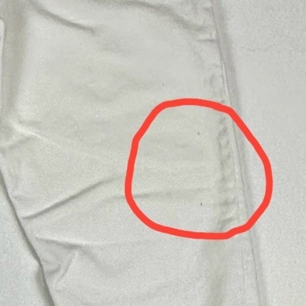 Lauren Ralph Lauren Womens White Eyelet Patchwork Distressed Straight‎ Jeans 4 - Picture 6 of 15